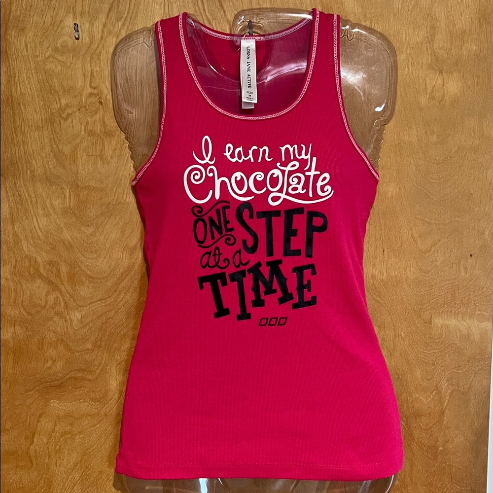 Lorna Jane NWOT Vibrant Pink Tank Top (Sz.M)